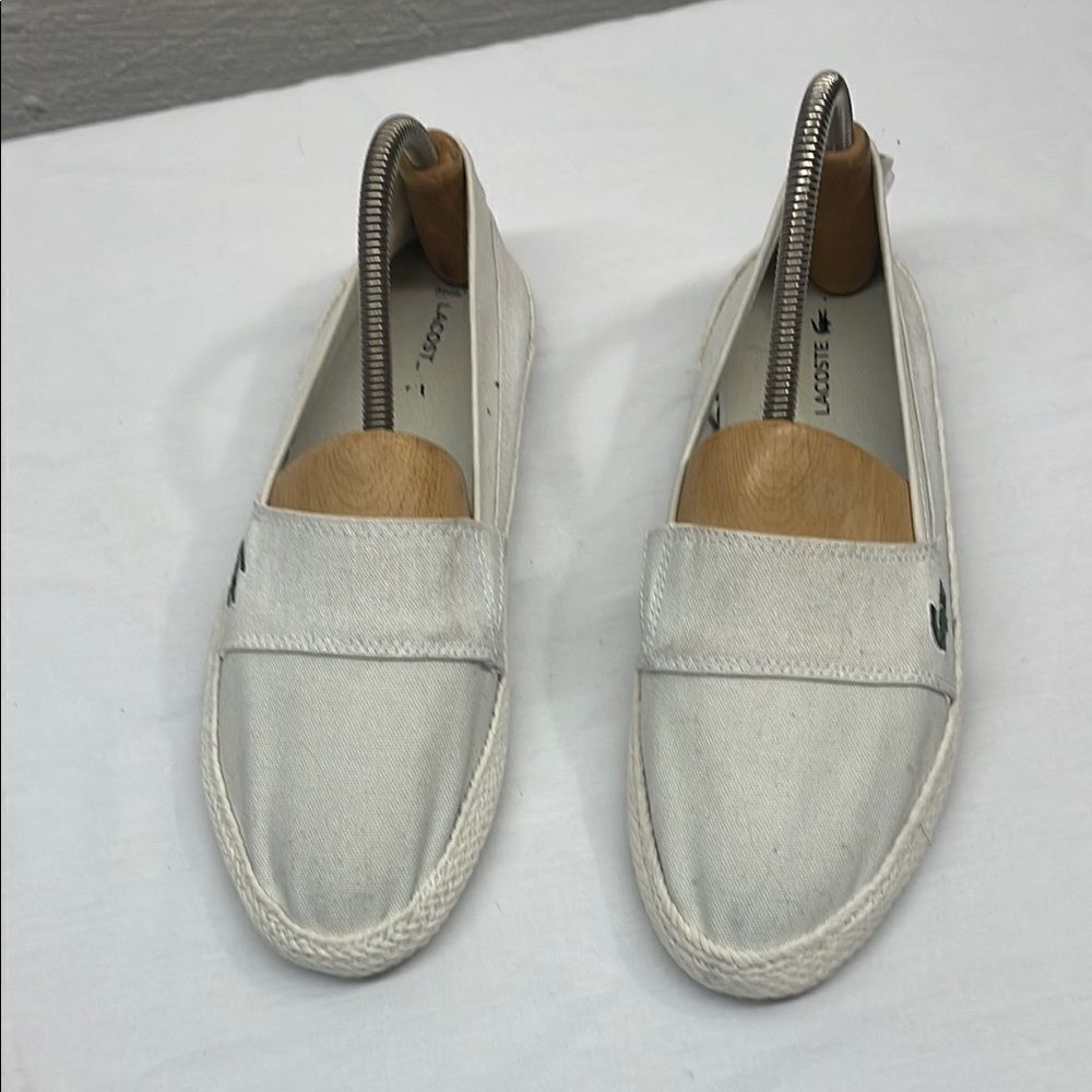 Lacoste Women’s White Marice Loafers size 9
